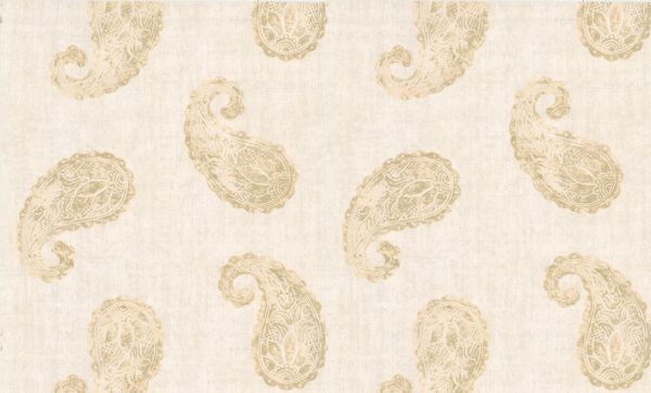 Azmaara Smooth Wallpaper PTW Floral Paisley Shades of Beige Cream E3 - Image 2
