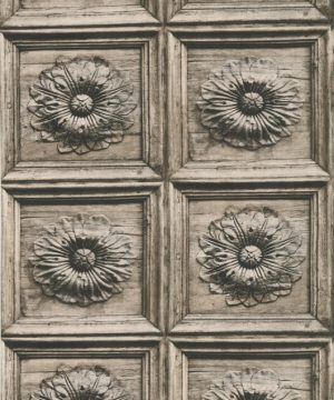 Tudor Rose Wood Panel UF04-5