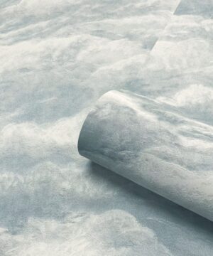 Belgravia Decor Cloud Weave Blue Wallpaper