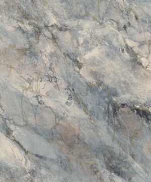 Belgravia Decor Panacea Marble Blue Metallic Wallpaper