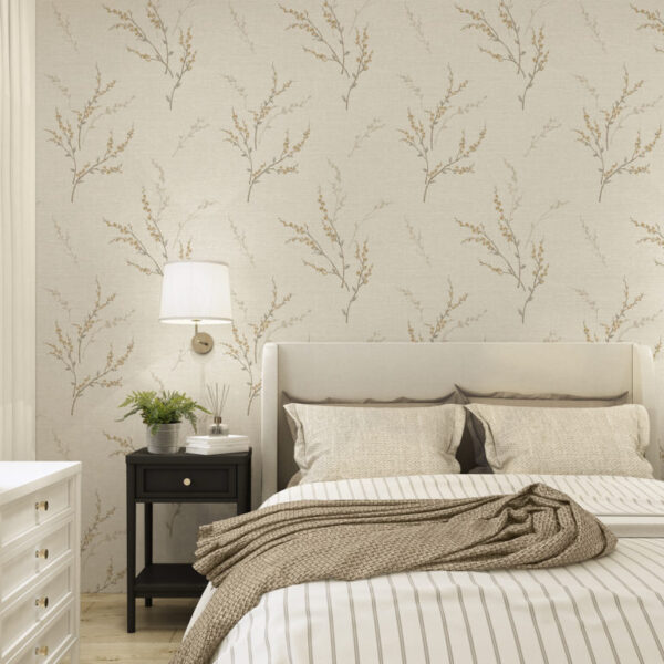 Belgravia Decor Carmella Tree Blossom Cream Wallpaper - Image 3