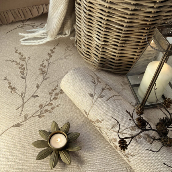 Belgravia Decor Carmella Tree Blossom Beige Wallpaper - Image 2