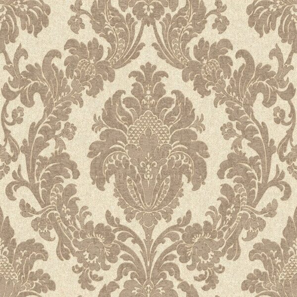 Belgravia Decor Ciara Damask Soft Beige Glitter Wallpaper