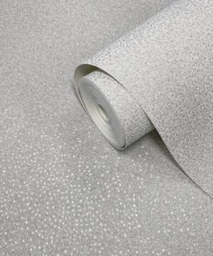 Belgravia Decor Valentino Sequin Texture Grey Metallic Wallpaper