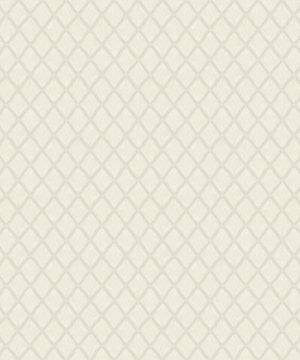 Vymura Santina Trellis White/Silver Metallic Glitter Wallpaper