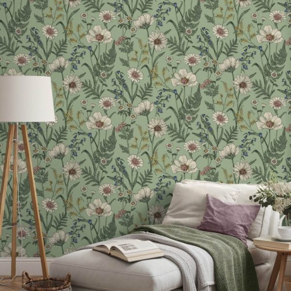 Fine Decor Wild Meadow Sage Multi Wallpaper - Image 5