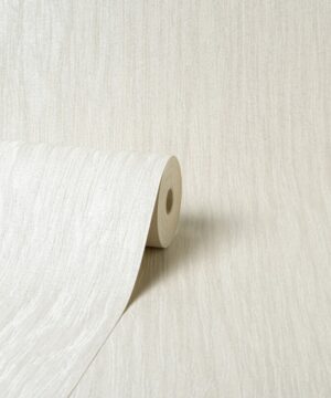 Vymura Milano Fabric Texture White Glitter Wallpaper