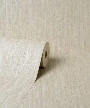 Vymura Milano Fabric Texture Cream/Gold Glitter Wallpaper