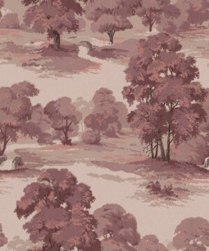 Crown Sherwood Red Wallpaper