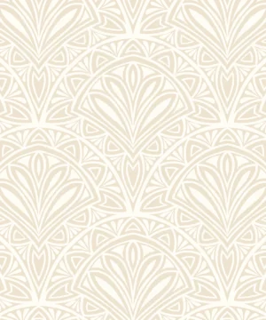 Hoopla Walls Elegance Deco Fan Natural Wallpaper