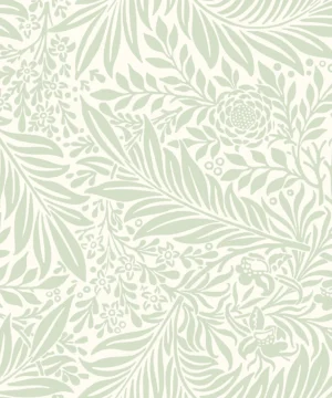 Hoopla Walls Elegance Leaf Vine Sage Wallpaper