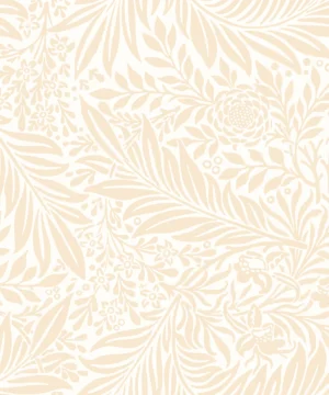 Hoopla Walls Elegance Leaf Vine Butter Wallpaper