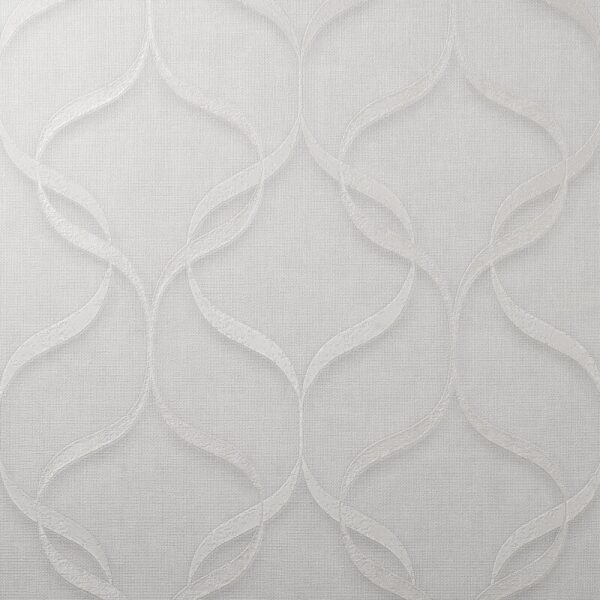 Vymura Milano Trellis Wave Off White Wallpaper