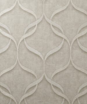 Vymura Milano Trellis Wave Stone Wallpaper