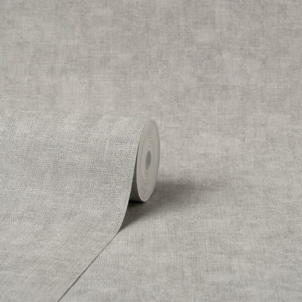 Vymura Milano Hessian Texture Grey Wallpaper - Image 2