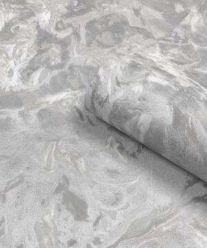 Belgravia Decor Lusso Marble Silver Metallic Glitter Wallpaper | Luxury Marble Design