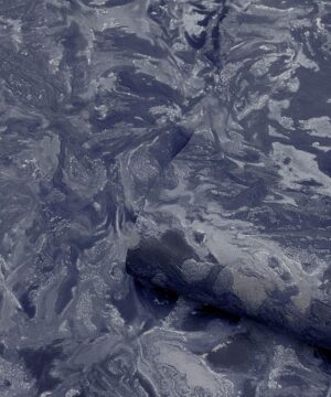 Belgravia Decor Lusso Marble Navy Metallic Glitter Wallpaper | Luxury Marble Effect