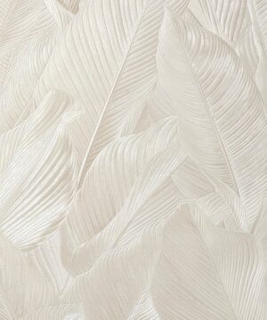 Vymura Gianni Palm Leaf Stone Metallic Wallpaper