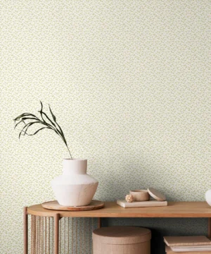 Hoopla Dotty Vine Sage Wallpaper | Fresh Botanical Design