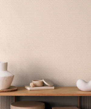 Hoopla Ditsy Diamond Blush Wallpaper | Delicate Geometric Floral Design