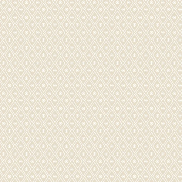 Hoopla Ditsy Diamond Parchment Wallpaper | Geometric Floral Design - Image 2