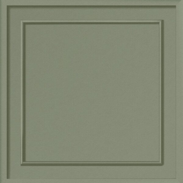 Fine Decor Distinctive Square Panel Sage Wallpaper | Classic Panel Design - Image 5